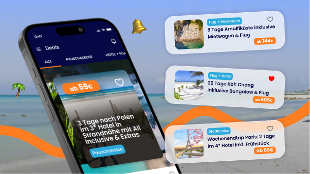Promotional image for the Urlaubstracker App