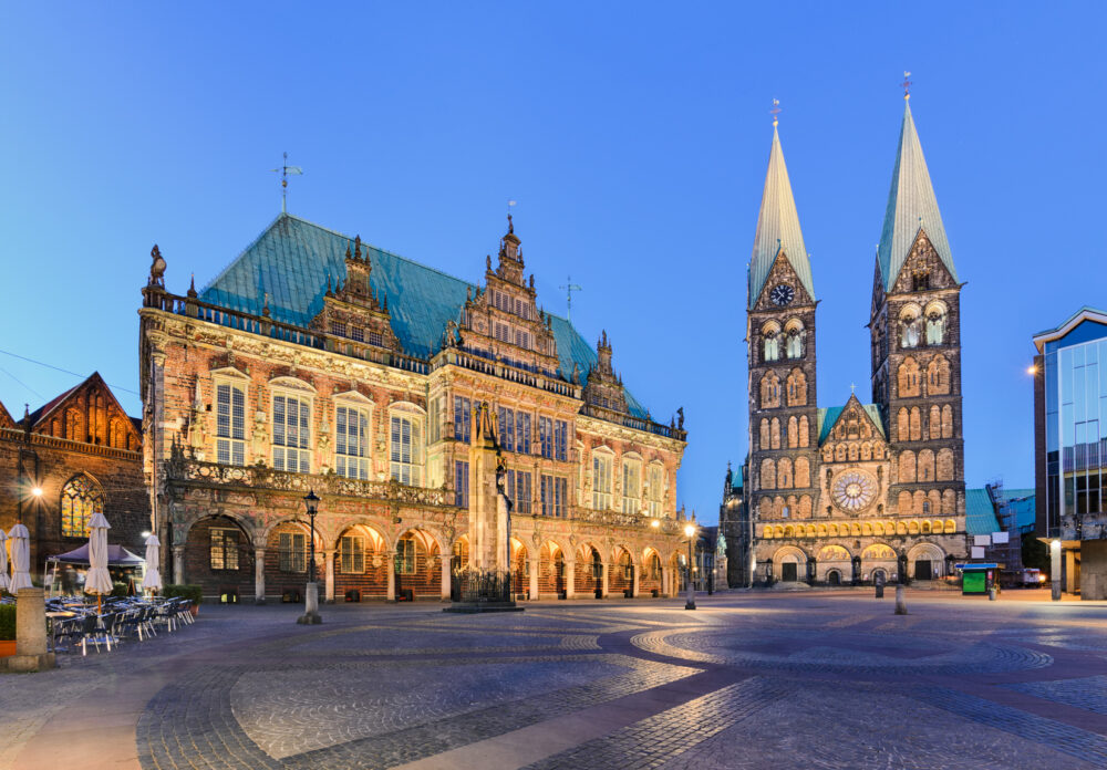 Rathaus von Bremen Innenstadt