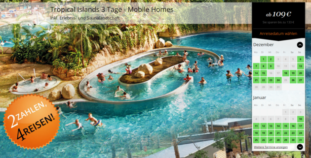 Tropical Island Mobile Home Personen Tropical Island Mobile Home Personen