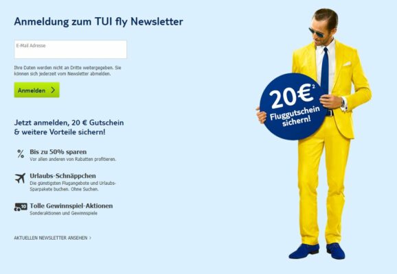 TUI fly Gutschein