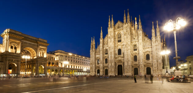 Mailand Duomo Kathedrale bei Nacht