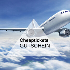 CheapTickets Gutschein: Spart 15€ auf alle Flüge CheapTickets Gutschein: Spart 15€ auf alle Flüge