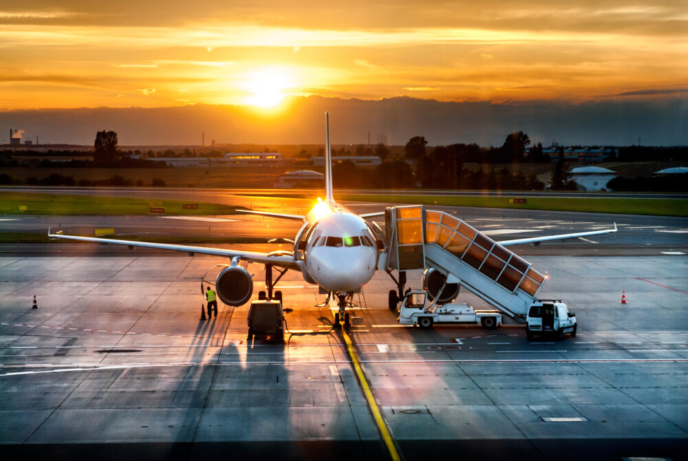 Flugzeug Terminal