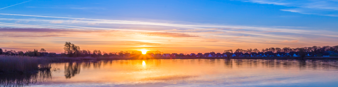 Sonnenuntergang in Zinnowitz an der Ostsee