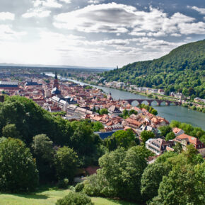 Heidelberg Blick Königsstuhl