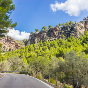 Beautiful view of Sa Calobra on Mallorca Island, Spain