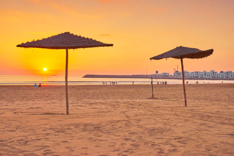 Strand Agadir Sonnenuntergang