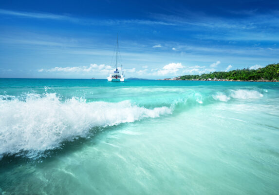 Praslin Island Anse Lazio Beach