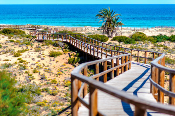 Alicante Weg zum Meer