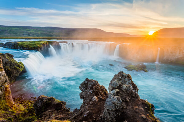Island Wasserfall Wasserfall