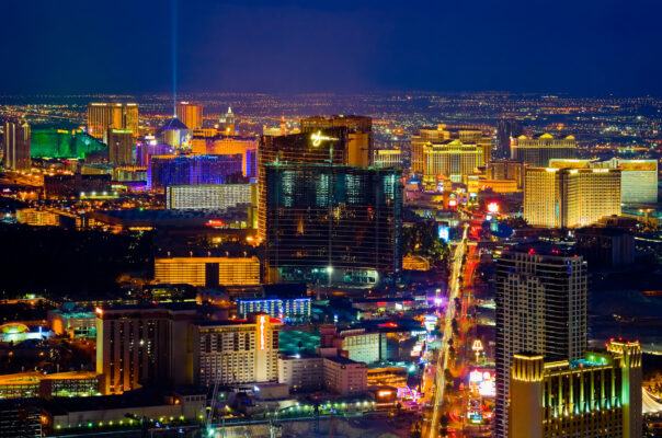 Vegas Panorama bei Nacht