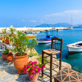 Samos Hafen Kokkari