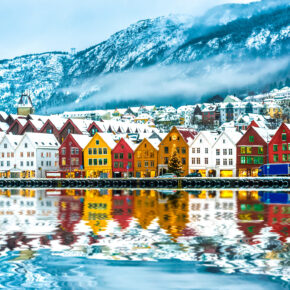 Wochenendtrip nach Norwegen: 4 Tage Bergen im tollen 3* Hotel mit Flug ab 193€