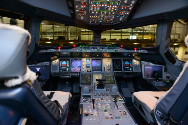 Jumbo Jet Cockpit Flugzeug