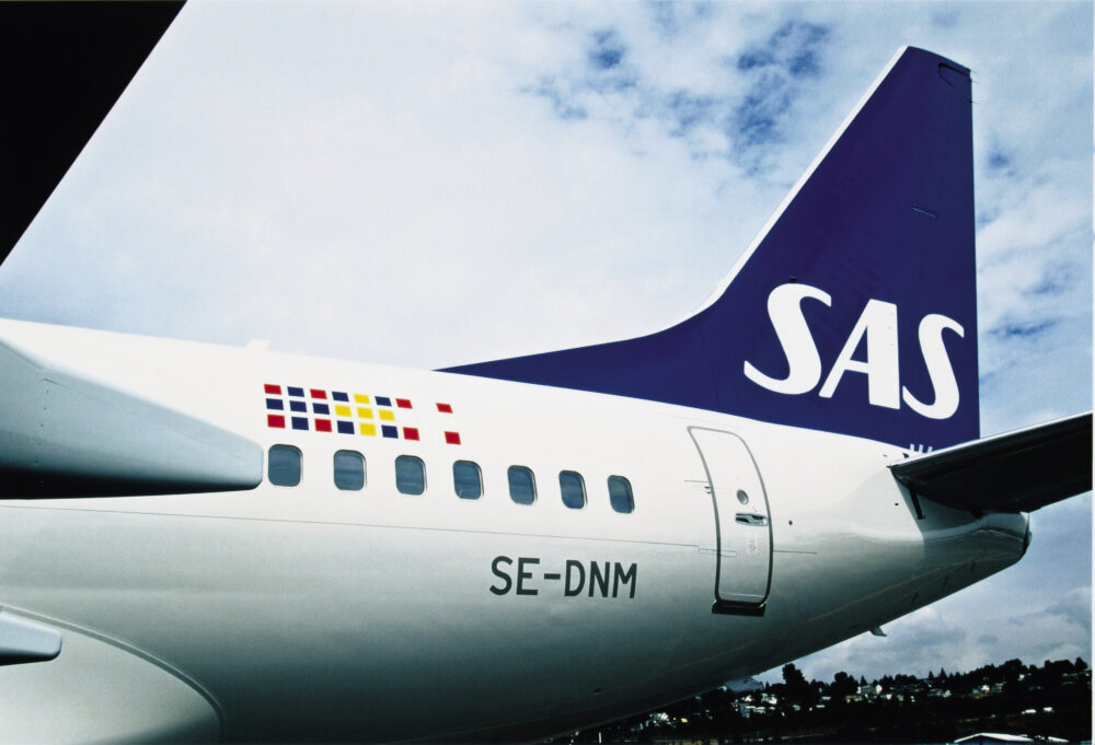 SAS Airline Flugzeug