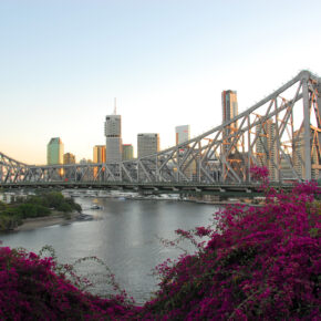 Australien Brisbane Brücke Tag Skyline