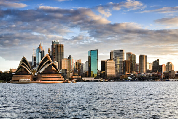 Australien Sydney Skyline Wolken