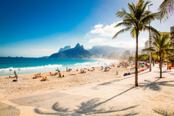 Brasilien Strand Palmen Meer