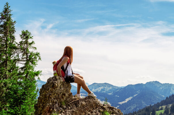 Wandern in den Alpen