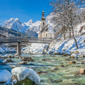 Skiurlaub-Kracher: 5 Tage im Berchtesgadener Land mit 3* Hotel, Halbpension & Skipass nur 309€