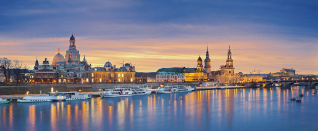 Dresden Nacht Skyline