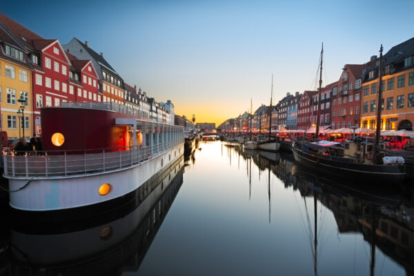 Dänemark Kopenhagen Fluss Boot