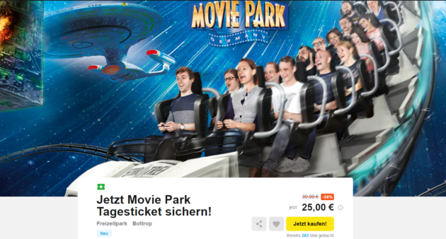 Wie Viel Kostet Der Eintritt Bei Movie Park www.urlaubstracker.de
