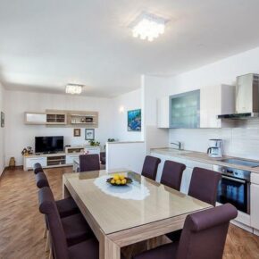 Ferienhaus Adriaküste Küche Wohnzimmer