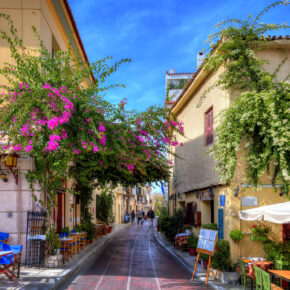Griechenland Athen Gasse
