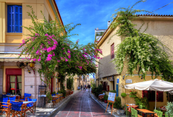 Griechenland Athen Gasse