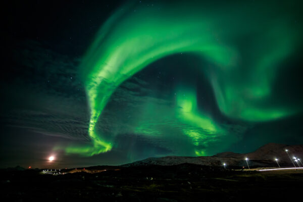 Grönland Polarlichter Grün