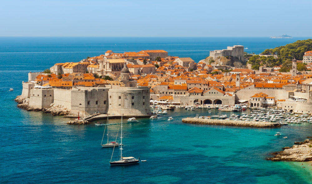 Kroatien Dubrovnik von oben