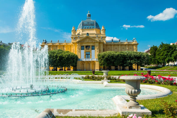 Kroatien Zagreb Pavillon