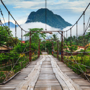 Laos Brücke