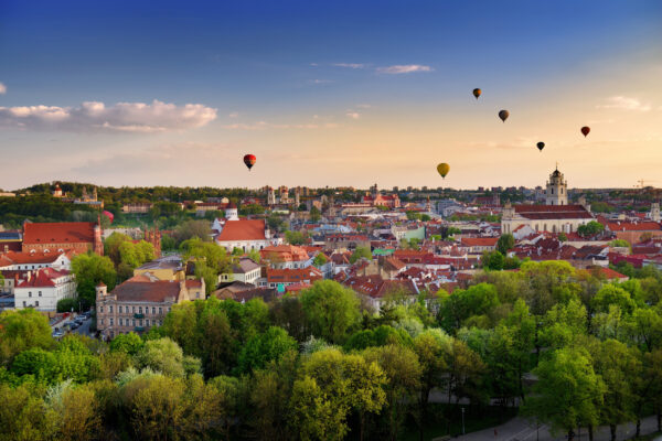 Litauen Vilnius Ausblick