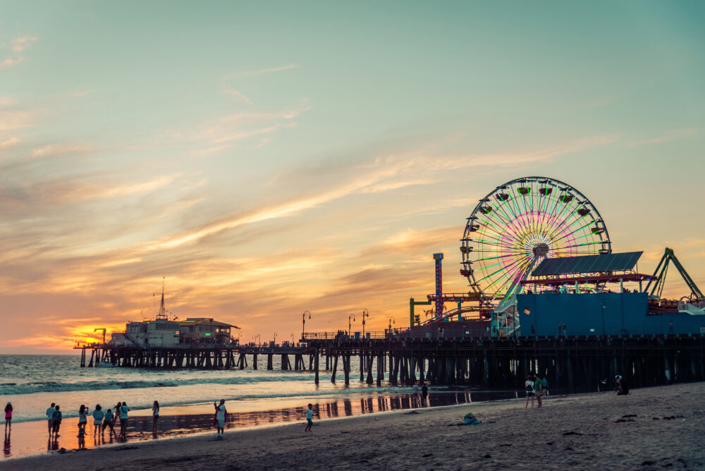 Kalifornien Los Angeles Riesenrad