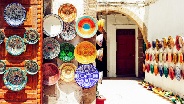 Marokko Marrakesch Teller
