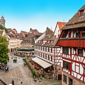 Nürnberg Marktplatz Fachwerk