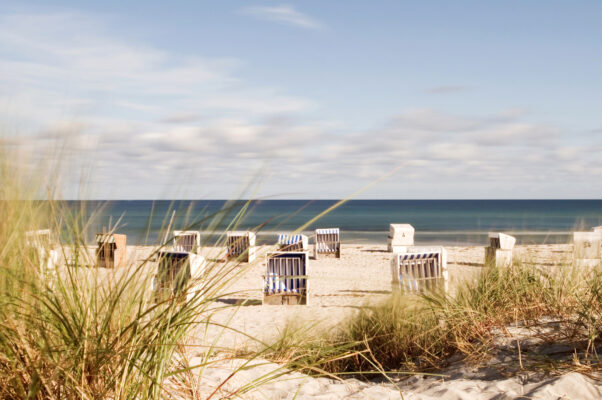 Ostsee Strand Strandkorb