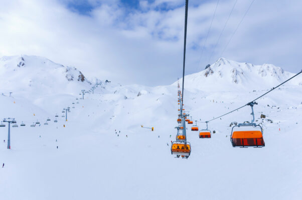 Österreich Ischgl Skifahren