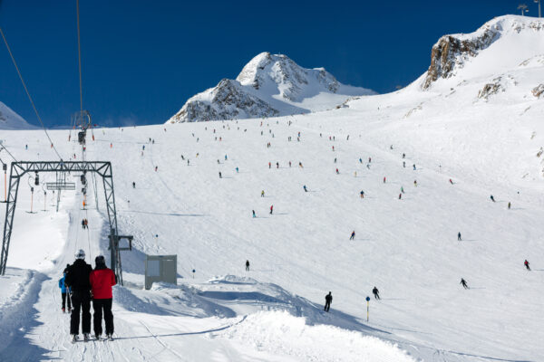 Österreich Sölden Skifahren