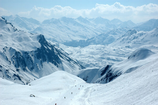 Österreich St. Anton Skifahren