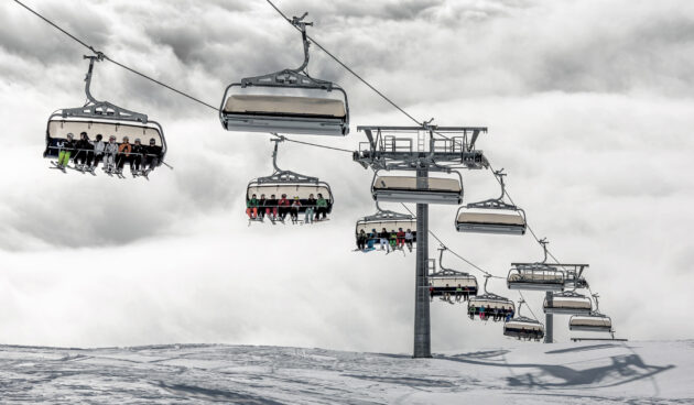 Österreich Zillertal Skifahren