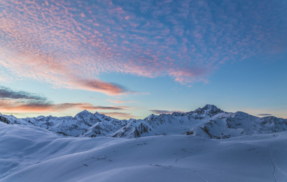 Österreich Zillertal Skifahren