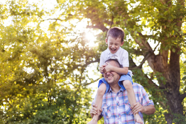 Familie Huckepack Spaß