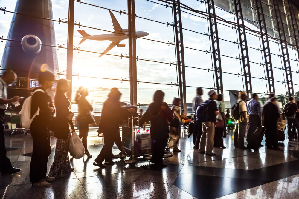 Flughafen Menschen