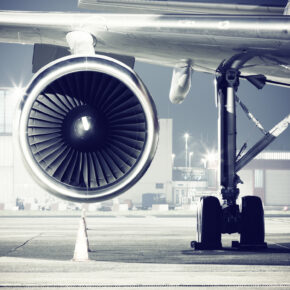 Flugzeug Turbine