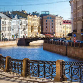 Russland Saint Petersburg Fluss