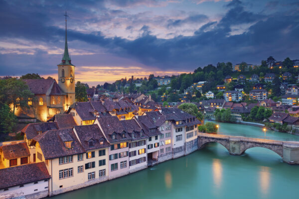 Schweiz Bern Nacht