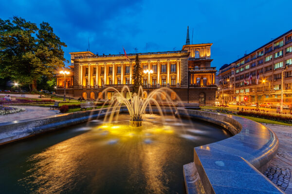 Serbien Belgrad Brunnen